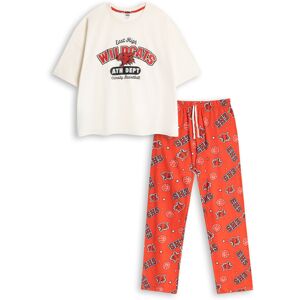 (Large) Disney Short Sleeve Long Leg Pyjama Set (Womens Multicoloured) (Large) Disney Short Sleeve Long Leg Pyjama Set (Womens Multicoloured)
