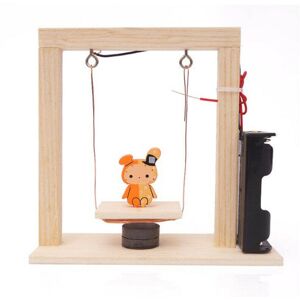 GreenZech DIY Electromagnetic Swing Handmade Invention Experiment Wood Science Educational GreenZech DIY Electromagnetic Swing Handmade Invention Experiment Wood Science Educational