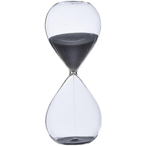 Unbranded Round Sand Timer, Black Glass Hourglass for Time Management & Novelty Decor5Minu Unbranded Round Sand Timer, Black Glass Hourglass for Time Management & Novelty Decor5Minu