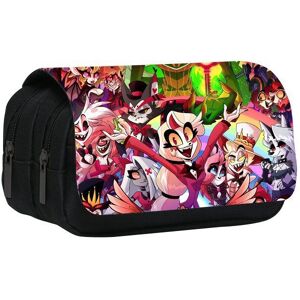 Unbranded (4) Anime Hazbin Hotel Characters Print Student Double Layer Bag Storage Station Unbranded (4) Anime Hazbin Hotel Characters Print Student Double Layer Bag Storage Station
