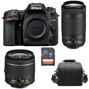 Nikon D7500 Kit - 21.51 MP, 4K Video, 2 Lenses, 16GB SD Nikon D7500 Kit - 21.51 MP, 4K Video, 2 Lenses, 16GB SD