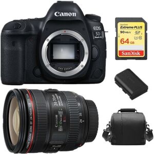 Canon EOS 5D IV +EF 24-70mm F4L IS USM+64GB SD card+Bag+LP-E6N Battery Canon EOS 5D IV +EF 24-70mm F4L IS USM+64GB SD card+Bag+LP-E6N Battery