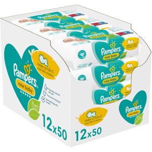 Pampers New Baby Wipes 12 Packs of 50 Wipes, 600 Baby Wet Wipes, Unscented, Help Pampers New Baby Wipes 12 Packs of 50 Wipes, 600 Baby Wet Wipes, Unscented, Help