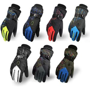 GreenZech (Blue) Mens Winter Skiing Gloves Waterproof Thermal Warm Snowboard Running Bike GreenZech (Blue) Mens Winter Skiing Gloves Waterproof Thermal Warm Snowboard Running Bike