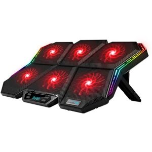 GreenZech (Upgrade Version) Cooling Pads with Gaming RGB Laptop Cooler For 12-17 inch Led GreenZech (Upgrade Version) Cooling Pads with Gaming RGB Laptop Cooler For 12-17 inch Led