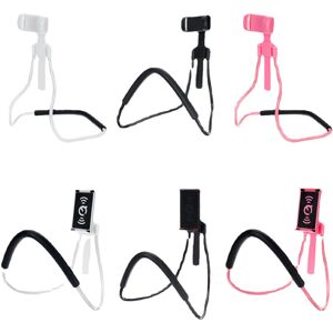 GreenZech (White) Flexible Mobile Phone Holder Lazy Hanging Neck Bracket 360 Degree For Sm GreenZech (White) Flexible Mobile Phone Holder Lazy Hanging Neck Bracket 360 Degree For Sm