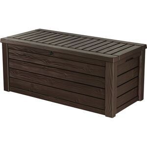 Keter Westwood 570L Outdoor 75% recycled Garden Furniture Storage Box Brown Wood Keter Westwood 570L Outdoor 75% recycled Garden Furniture Storage Box Brown Wood