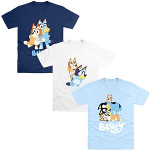 Bluey Childrens/Kids Bluey & Bingo T-Shirt (Pack of 3) Bluey Childrens/Kids Bluey & Bingo T-Shirt (Pack of 3)