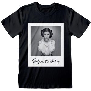 (S, Black) Star Wars Unisex Adult Girls Run The Galaxy Princess Leia T-Shirt (S, Black) Star Wars Unisex Adult Girls Run The Galaxy Princess Leia T-Shirt