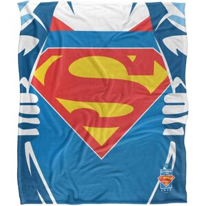 Superman Silky Chest Logo Supersoft Blanket Superman Silky Chest Logo Supersoft Blanket