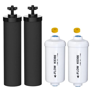 Exogio Replacement for 2 and Fluoride Water Filter Compatible with Black Filtering Syst Exogio Replacement for 2 and Fluoride Water Filter Compatible with Black Filtering Syst