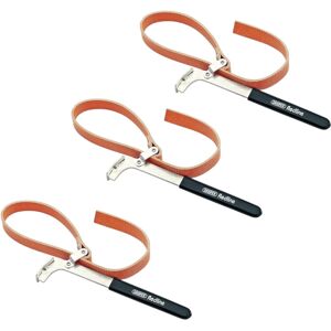 Draper Redline 100mm Oil Filter Strap Wrench Durable Steel Grip Tool x 3 Draper Redline 100mm Oil Filter Strap Wrench Durable Steel Grip Tool x 3
