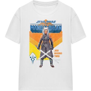 (S, White) Star Wars Womens/Ladies Ahsoka Jedi T-Shirt (S, White) Star Wars Womens/Ladies Ahsoka Jedi T-Shirt