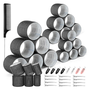 Unbranded 43PCS Hair Curlers Rollers with Clips Hair Roller with 3 Sizes Unbranded 43PCS Hair Curlers Rollers with Clips Hair Roller with 3 Sizes