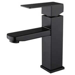 Bez marki Bathroom Sink Faucet, Hot and Cold Water Basin Faucet, Matte Black Bez marki Bathroom Sink Faucet, Hot and Cold Water Basin Faucet, Matte Black