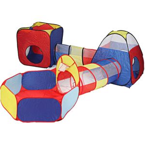 GreenZech 5-in-1 Kids Play Tent Tunnel Ball Pit Set Children Playhouse Folding Portable Ba GreenZech 5-in-1 Kids Play Tent Tunnel Ball Pit Set Children Playhouse Folding Portable Ba