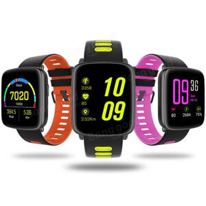 GreenZech (Black Red) Heart Rate Monitor Pedometer Sport Bluetooth Smart Bracelet For ipho GreenZech (Black Red) Heart Rate Monitor Pedometer Sport Bluetooth Smart Bracelet For ipho