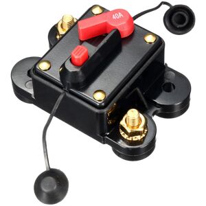 GreenZech 12V/24V 40Amp Manual Reset Circuit Breaker Car Auto Boat Fuse Waterproof GreenZech 12V/24V 40Amp Manual Reset Circuit Breaker Car Auto Boat Fuse Waterproof