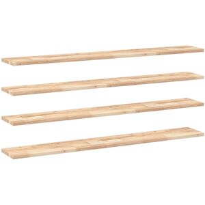 (natural, 140 x 20 x 2 cm/ 4 pcs) vidaXL Floating Shelves Wall Storage Shelf 4pc (natural, 140 x 20 x 2 cm/ 4 pcs) vidaXL Floating Shelves Wall Storage Shelf 4pc