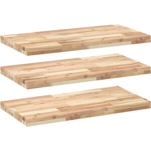 (natural, 100 x 40 x 4 cm/ 3 pcs) vidaXL Floating Shelves Wall Storage Shelf 4pc (natural, 100 x 40 x 4 cm/ 3 pcs) vidaXL Floating Shelves Wall Storage Shelf 4pc