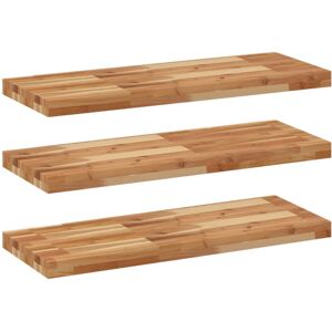 (oil finished, 80 x 30 x 4 cm/ 3 pcs) vidaXL Floating Shelves Wall Storage Shelf (oil finished, 80 x 30 x 4 cm/ 3 pcs) vidaXL Floating Shelves Wall Storage Shelf