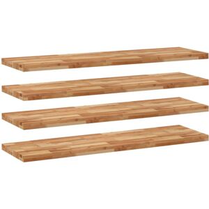 (oil finished, 160 x 40 x 4 cm/ 4 pcs) vidaXL Floating Shelves Wall Storage Shel (oil finished, 160 x 40 x 4 cm/ 4 pcs) vidaXL Floating Shelves Wall Storage Shel