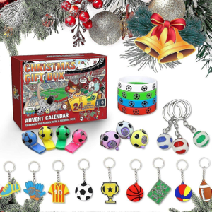 Unbranded Football Advent Calendar 2025, 24-Day Christmas Countdown Box for Football Fans Unbranded Football Advent Calendar 2025, 24-Day Christmas Countdown Box for Football Fans