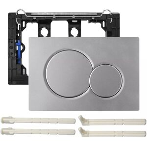 Unbranded (Silver) For Geberit Sigma 01 Dual Push Button Flush Plate Actuator Wc Concealed Unbranded (Silver) For Geberit Sigma 01 Dual Push Button Flush Plate Actuator Wc Concealed