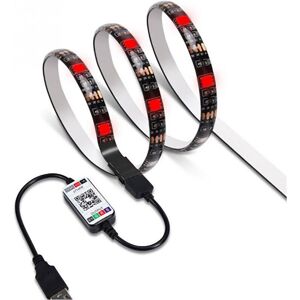 GreenZech (4M) 5V USB LED Strip Lights 5050 RGB Bluetooth APP Control Dimmable TV Back Lig GreenZech (4M) 5V USB LED Strip Lights 5050 RGB Bluetooth APP Control Dimmable TV Back Lig
