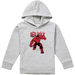 (12-13 Years, Athletic Heather) Marvel Childrens/Kids Red Hulk Cracked Pull Over (12-13 Years, Athletic Heather) Marvel Childrens/Kids Red Hulk Cracked Pull Over