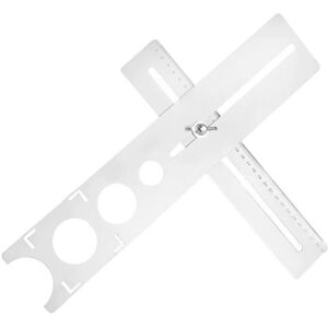 GreenZech Portable Stainless Steel Ceramic Tile Hole Locator Punching Adjustable Tool GreenZech Portable Stainless Steel Ceramic Tile Hole Locator Punching Adjustable Tool