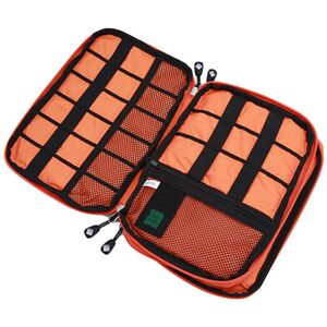 GreenZech (Grey, L) Double Layer Cable Storage Bag Electronic Accessories Organizer Travel GreenZech (Grey, L) Double Layer Cable Storage Bag Electronic Accessories Organizer Travel
