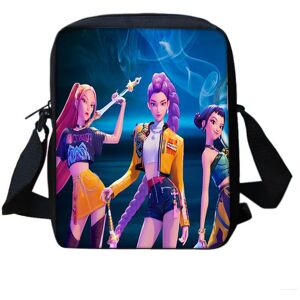 Unbranded (Style 22) Kpop Demon Hunters Inspired Printed Crossbody Bag Playful Teen Middle Unbranded (Style 22) Kpop Demon Hunters Inspired Printed Crossbody Bag Playful Teen Middle