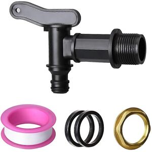 Unbranded For 34in Water Butt Tap Plastic Snapfit Hosepipe Rain Water Butts Thread Water Unbranded For 34in Water Butt Tap Plastic Snapfit Hosepipe Rain Water Butts Thread Water