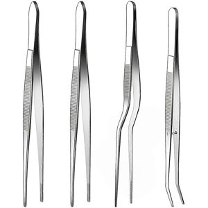 Unbranded For Fine Tweezer Tongs4pcs Cooking Tweezers63inch Stainless Steel Food Tweezersk Unbranded For Fine Tweezer Tongs4pcs Cooking Tweezers63inch Stainless Steel Food Tweezersk