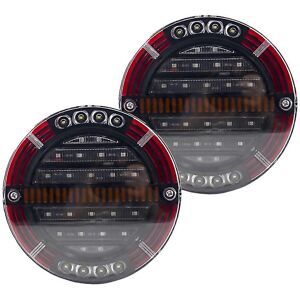 Unbranded For 2pcs Round Led Trailer Tail Light With Brake Light Drl Flow Turn Signal Lamp Unbranded For 2pcs Round Led Trailer Tail Light With Brake Light Drl Flow Turn Signal Lamp