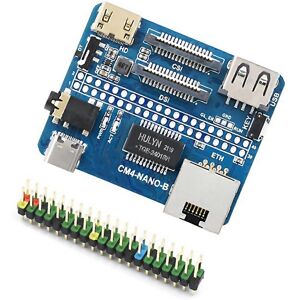 Unbranded For Raspberry Pi Cm4 Nano B Expansion Board Gigabit Rj45 Port 4k 30fps 40pin Gpi Unbranded For Raspberry Pi Cm4 Nano B Expansion Board Gigabit Rj45 Port 4k 30fps 40pin Gpi