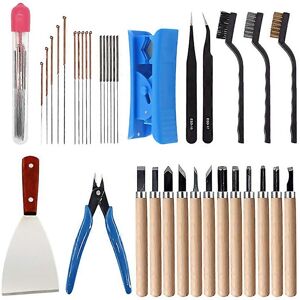 Unbranded For 35 Pcs 3d Printer Tool Kit Debur Tool Cleaning And Removal Tool For 3d Print Unbranded For 35 Pcs 3d Printer Tool Kit Debur Tool Cleaning And Removal Tool For 3d Print