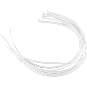 Unbranded For 10x Extra Long 76cm Cable Ties Zip Wraps White Unbranded For 10x Extra Long 76cm Cable Ties Zip Wraps White