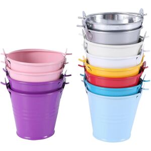 Unbranded For 12pcs Planter For Flowers Mini Buckets Metal Table Decoration Random Color Unbranded For 12pcs Planter For Flowers Mini Buckets Metal Table Decoration Random Color