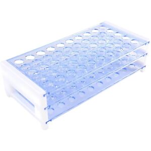 Unbranded For Plastic Test Tube Stand Bracket Rack For 1213mm Test Tubes 50 Hole Positions Unbranded For Plastic Test Tube Stand Bracket Rack For 1213mm Test Tubes 50 Hole Positions