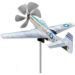 Unbranded For 3d Plane Garden Weather Vane Pinwheel Anti Metal Airplane Plugin Windmill Wi Unbranded For 3d Plane Garden Weather Vane Pinwheel Anti Metal Airplane Plugin Windmill Wi