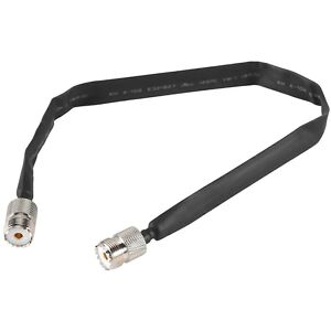 Unbranded For Doorwindow Pass Through Flat Rf Coaxial Cable So239 Uhf Female To Uhf Female Unbranded For Doorwindow Pass Through Flat Rf Coaxial Cable So239 Uhf Female To Uhf Female