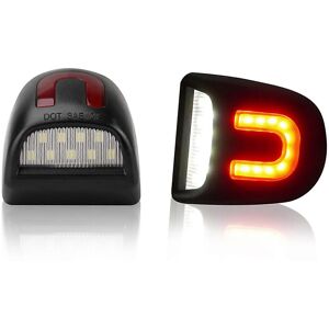 Unbranded For 2pcs U Tube Led License Plate Lights For For For 1500 2500 Red Unbranded For 2pcs U Tube Led License Plate Lights For For For 1500 2500 Red