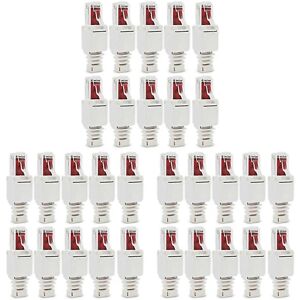 Unbranded For 30pcs Network Plug Toolfree Rj45 Cat6 Lan Utp Cable Plug Without Tools Cat5 Unbranded For 30pcs Network Plug Toolfree Rj45 Cat6 Lan Utp Cable Plug Without Tools Cat5