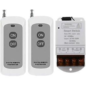 Unbranded For 433mhz Wireless Remote Switch Ac 110v120v220v 30a 1ch Relay Rf Remote Contro Unbranded For 433mhz Wireless Remote Switch Ac 110v120v220v 30a 1ch Relay Rf Remote Contro