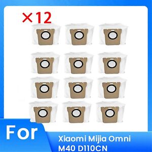 Unbranded For 12 Pcs Dust Bags For Xiaomi Mijia Omni M40 D110cn Sweeper Accessories Built Unbranded For 12 Pcs Dust Bags For Xiaomi Mijia Omni M40 D110cn Sweeper Accessories Built