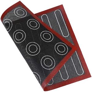 Unbranded For Silicone 30x40 Cm Reversible Printed Macaron Puff Baking Mat Nonstick Pastry Unbranded For Silicone 30x40 Cm Reversible Printed Macaron Puff Baking Mat Nonstick Pastry