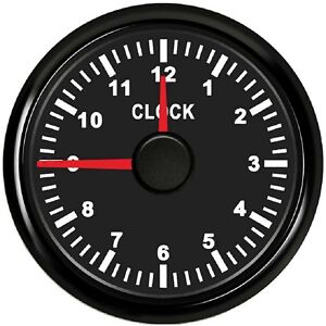 Unbranded For 012 Hours Meters 2 Inch 52mm Clock Gauges With Backlight Instrument Show Clo Unbranded For 012 Hours Meters 2 Inch 52mm Clock Gauges With Backlight Instrument Show Clo