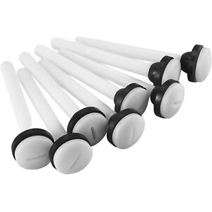 Unbranded For 8 Pack Toilet Tank Plastic Bolts M10 Tank To Bowl Bathroom Toilet Repair Kit Unbranded For 8 Pack Toilet Tank Plastic Bolts M10 Tank To Bowl Bathroom Toilet Repair Kit